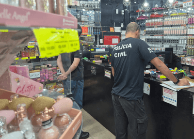 Megaoperação da Polícia Civil apreende R$ 500 milhões em perfumes falsificados no DF e em Goiás