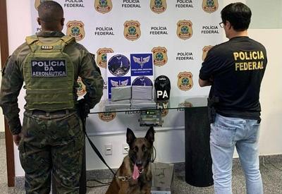 RJ: Polícia Federal e FAB prendem homem com 6,5 kg de cocaína no Aeroporto do Galeão