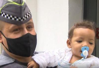 PMs salvam bebê engasgado na zona leste de São Paulo