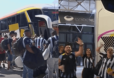 Final da Libertadores: Torcedores de Botafogo e Atlético-MG seguem para Argentina 