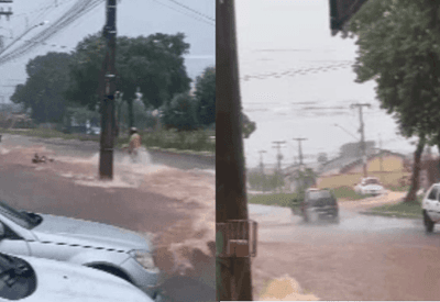 Temporal provoca alagamentos e desabamentos em Belo Horizonte