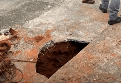 PM encontra túnel escavado por baixo de escola em São Paulo