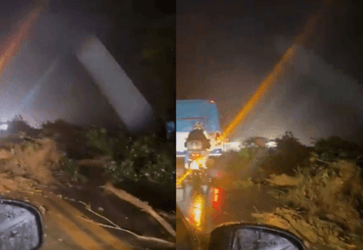 Após chuva forte, deslizamento interdita rodovia Mogi-Bertioga em São Paulo