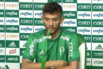 Palmeiras apresenta Gustavo Scarpa como novo reforço