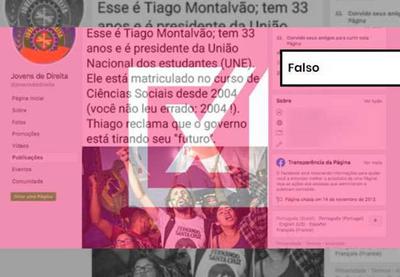 Para desqualificar presidente da UNE, boato diz que ele estuda Ciências Sociais há 15 anos