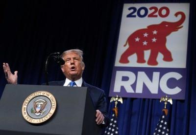 Partido Republicano oficializa candidatura de Trump à reeleição