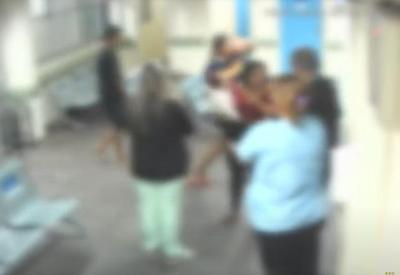 Novas imagens revelam ataque de pai e filha em hospital no Rio