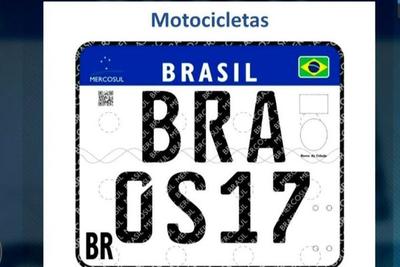 Placas de carros brasileiros passarão a seguir os padrões do Mercosul