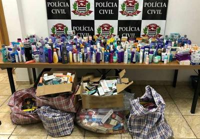 Polícia Civil apreende R$ 200 mil em medicamentos e cosméticos roubados