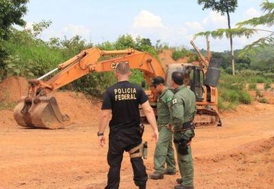 PF desarticula grupo que extraia minérios em área de linha de transmissão no Pará