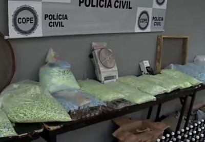 Polícia do Paraná faz apreensão de drogas avaliadas em R$ 10 milhões