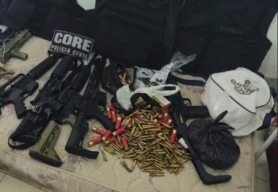 Polícia prende quadrilha com armamento avaliado em mais de R$ 12 mi