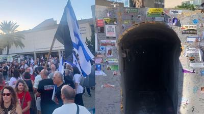 Israelenses protestam pela volta de sequestrados pelo Hamas; veja vídeo