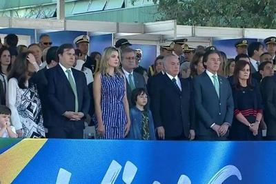 Presidente Temer participa de comemoração de 7 de setembro em Brasília