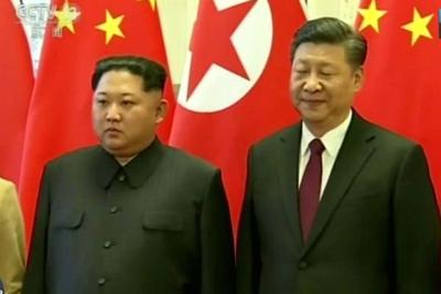 Presidente da China recebe líder da Coreia do Norte, Kim Jong-un