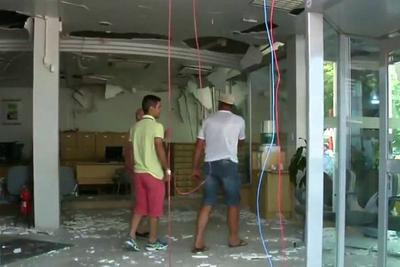 Quadrilha explode duas agências bancárias ao mesmo tempo em município gaúcho