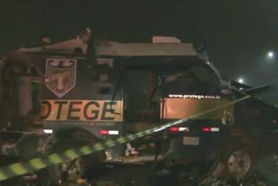 Quadrilha fortemente armada assalta carro forte no interior de São Paulo