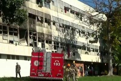 Quatro alunos ficam feridos em incêndio na moradia estudantil da UFRJ