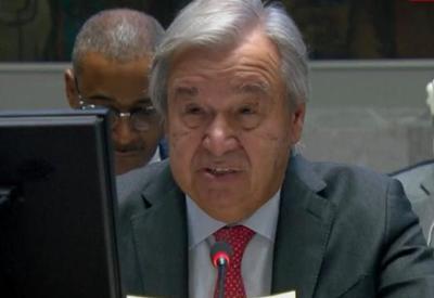 Guterres se diz preocupado com "claras violações do direito humanitário internacional em Gaza"