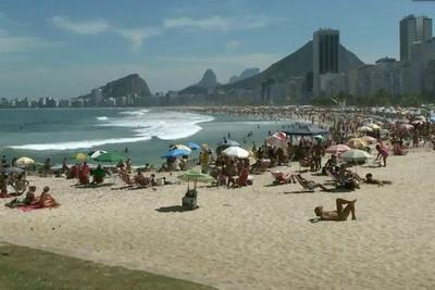 Rio de Janeiro tem praias lotadas no inverno com feriado prolongado