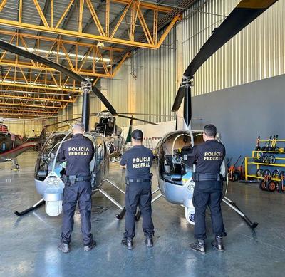 Rota caipira: policiais apreendem dois helicópteros de organização criminosa em São Paulo