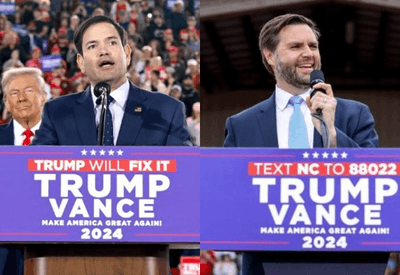 “Ele é o favorito até o momento”, diz Trump sobre o vice JD Vance para eleições americanas de 2028