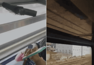 Arma é encontrada dentro de vagão de trem no Rio de Janeiro