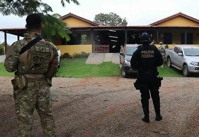 PF faz operação para combater garimpo ilegal em fazenda no Pará