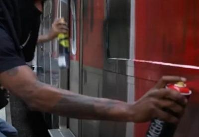 Polícia prende pichadores que agiam nos trens e metrôs de São Paulo