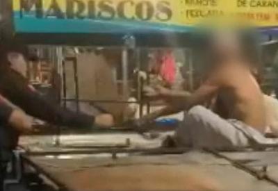 Moradores de rua são espancados por seguranças de empresa em Belém