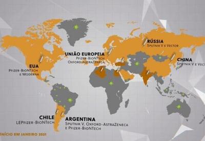 Corrida pela vacina: conheça os 51 países que já iniciaram campanhas