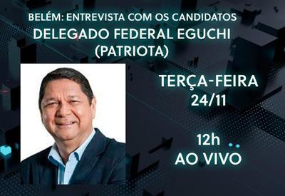 SBT Eleições 2020, Belém: Delegado Federal Eguchi será o entrevistado desta terça