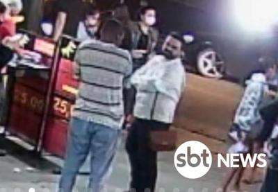 Imagens mostram motorista chegando a um bar na noite do atropelamento de ciclista