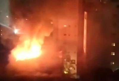 SP: casa noturna desativada pega fogo em Pinheiros