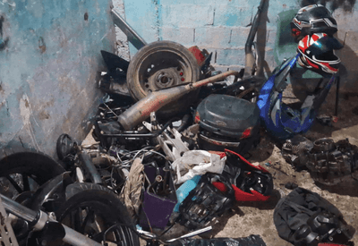 Polícia Militar fecha desmanche de motos roubadas na zona sul de SP