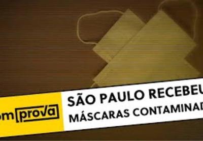 São Paulo recebeu máscaras contaminadas? O COMPROVA checou