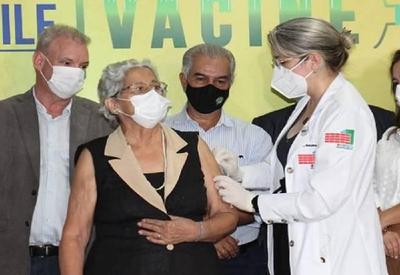 Mato Grosso do Sul faz primeira vacinação contra a covid-19