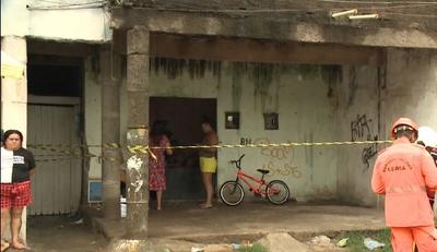 Desabamento durante chuva forte em Fortaleza deixa 1 morto e 3 feridos