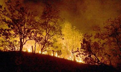 Incêndios forçam fechamento de pontos turísticos na Chapada dos Guimarães, em Mato Grosso