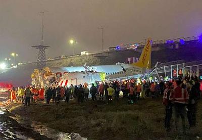 Sobe para 120 o número de feridos em avião que se partiu na Turquia