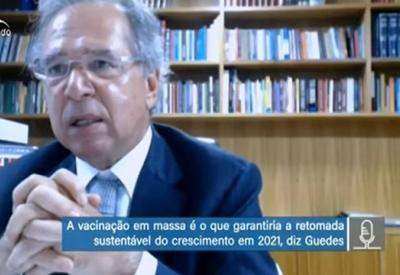 Paulo Guedes diz que governo vai gastar R$ 20 bilhões com vacina