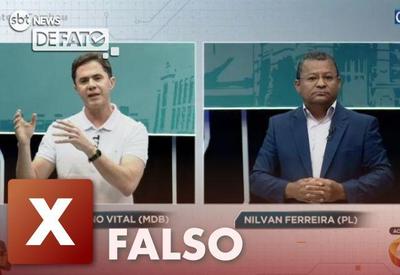 FALSO: Bolsonaro não vetou piso da enfermagem, como afirma candidato