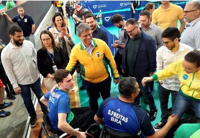 SP: Tarcísio visita o Centro de treinamento paraolímpico  brasileiro
