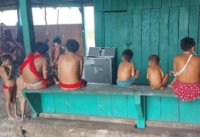 Governo Federal instala antenas para prover internet na terra Yanomami