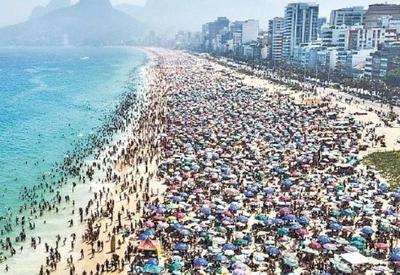 Rio de Janeiro tem domingo de sol e recorde de temperatura: 42,5º