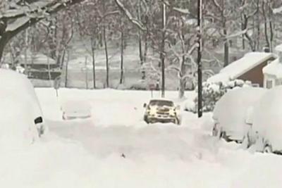 Tempestade de neve bate recorde nos Estados Unidos