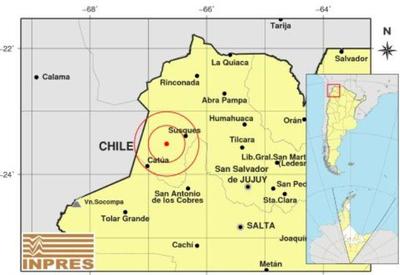 Argentina registra terremoto de 6,8 graus de magnitude