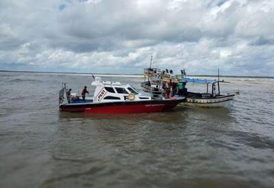 Treze pescadores são resgatados após dois naufrágios em Curuçá (PA)