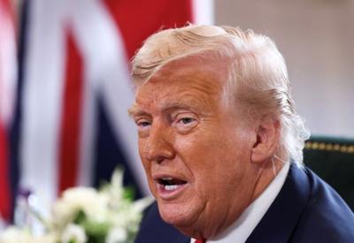 Tarifa global será algo em torno de 15% a 20%, diz Trump; Brasil terá 50%