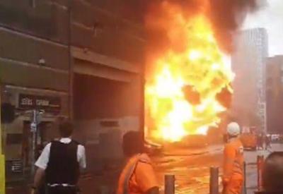 Incêndio atinge estação de metrô no sul de Londres